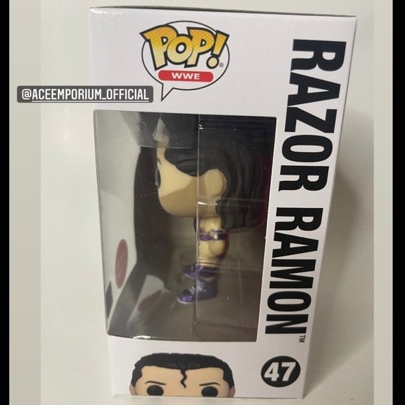Funko pop Razor Ramon purple METALLIC GAMESTOP EX - Picture 6 of 9